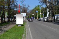Ситилайт в городе Днепр #240160 по адресу Лесі Українки пр., на розподільчій алеї, від вул.А.Фабра до пр.Олександра Поля `Ситилайт №240160 в городе Днепр (Днепропетровская область), размещение наружной рекламы, IDMedia-аренда по самым низким ценам!`