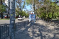 Ситилайт в городе Днепр #240162 по адресу Пушкіна, на тротуарі, від вул.А.Фабра до пр.Олександра Поля – 1- `Ситилайт №240162 в городе Днепр (Днепропетровская область), размещение наружной рекламы, IDMedia-аренда по самым низким ценам!`