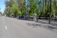 Ситилайт в городе Днепр #240164 по адресу Пушкіна, на тротуарі, від вул.А.Фабра до пр.Олександра Поля – 2- `Ситилайт №240164 в городе Днепр (Днепропетровская область), размещение наружной рекламы, IDMedia-аренда по самым низким ценам!`