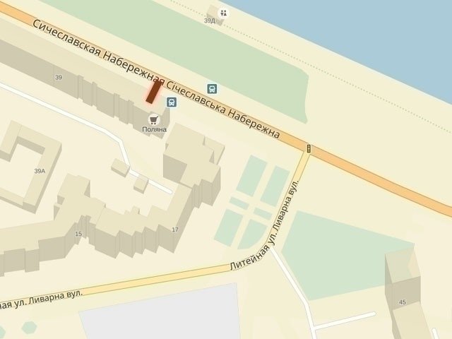 IDMedia Наружная реклама в городе Днепр (Днепропетровская область), Ситилайт в городе Днепр №240275 схема