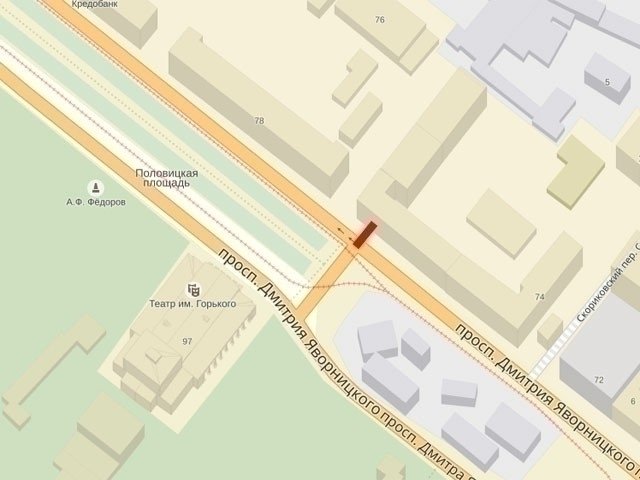IDMedia Наружная реклама в городе Днепр (Днепропетровская область), Ситилайт в городе Днепр №240277 схема
