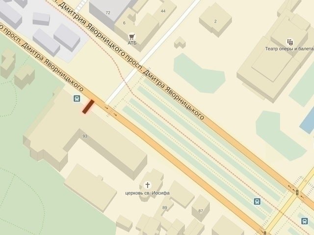 IDMedia Наружная реклама в городе Днепр (Днепропетровская область), Ситилайт в городе Днепр №240278 схема