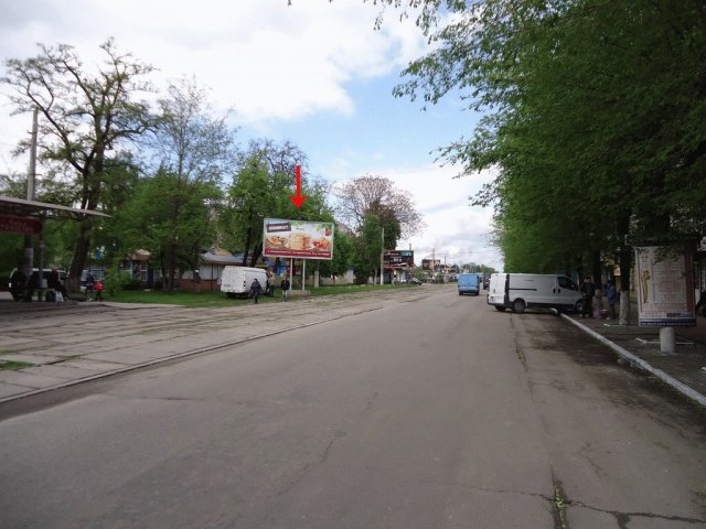 Білборд №240374 в місті Кам'янське(Днепродзержинськ) (Дніпропетровська область), розміщення зовнішнішньої реклами, IDMedia-оренда найнижчі ціни!