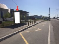 Остановка в городе Днепр #240502 по адресу Панікахи, біля буд. 5 `Остановка №240502 в городе Днепр (Днепропетровская область), размещение наружной рекламы, IDMedia-аренда по самым низким ценам!`