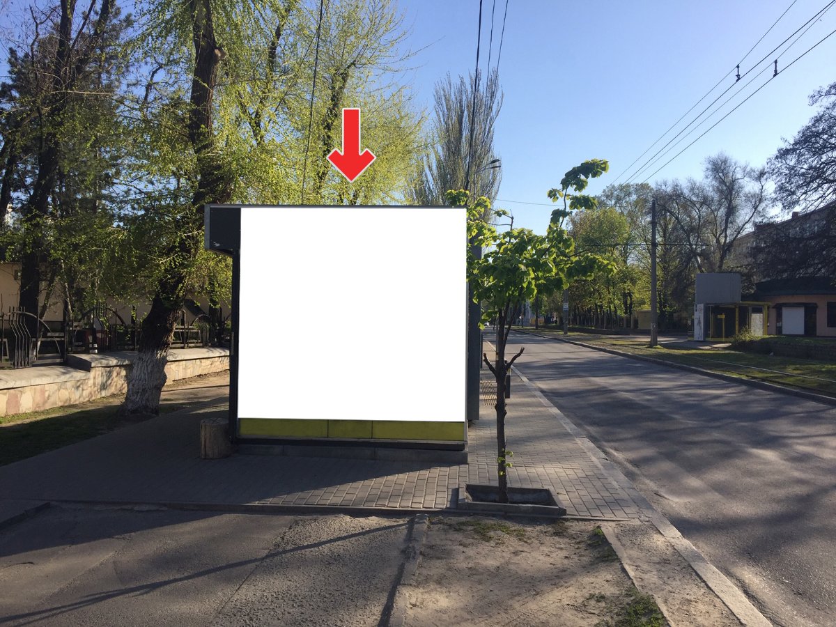 Зупинка №240512 в місті Дніпро (Дніпропетровська область), розміщення зовнішнішньої реклами, IDMedia-оренда найнижчі ціни!