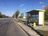 Зупинка №240547 в місті Дніпро (Дніпропетровська область), розміщення зовнішнішньої реклами, IDMedia-оренда найнижчі ціни!