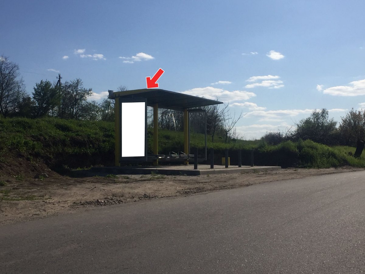 Зупинка формат 0,98х1,98 №240561 в городе Дніпро (Дніпропетровська область) Зупинка №240561 в місті Дніпро (Дніпропетровська область), розміщення зовнішнішньої реклами, IDMedia-оренда найнижчі ціни!