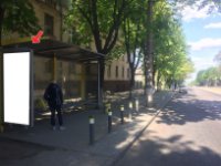 Зупинка №240564 в місті Дніпро (Дніпропетровська область), розміщення зовнішнішньої реклами, IDMedia-оренда найнижчі ціни!
