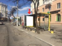 Зупинка №240588 в місті Дніпро (Дніпропетровська область), розміщення зовнішнішньої реклами, IDMedia-оренда найнижчі ціни!