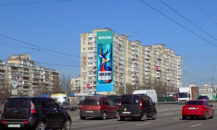 Брандмауэр №240800 в городе Киев (Киевская область), размещение наружной рекламы, IDMedia-аренда по самым низким ценам!