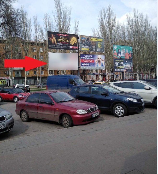Білборд №241523 в місті Кривий Ріг (Дніпропетровська область), розміщення зовнішнішньої реклами, IDMedia-оренда найнижчі ціни!