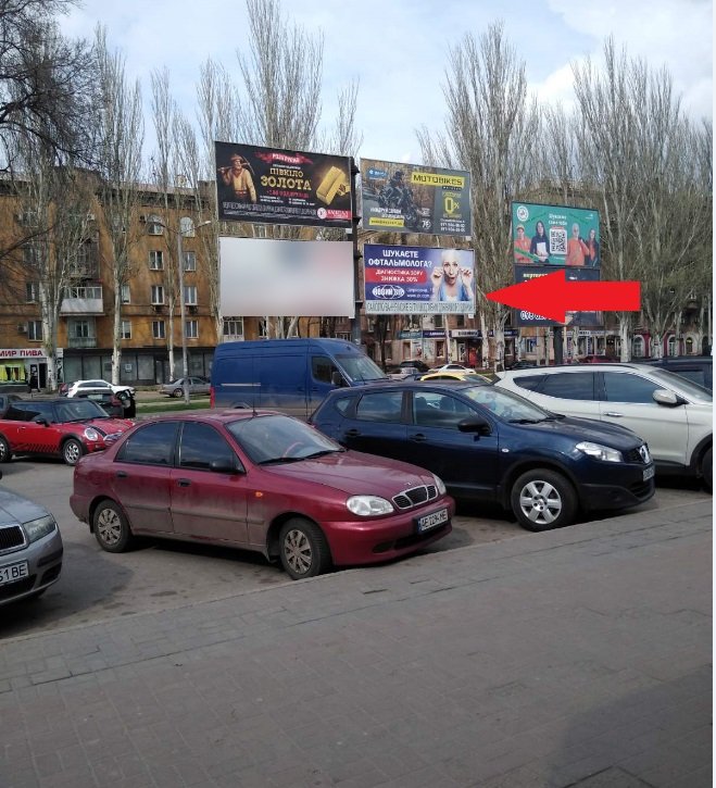 Білборд №241525 в місті Кривий Ріг (Дніпропетровська область), розміщення зовнішнішньої реклами, IDMedia-оренда найнижчі ціни!