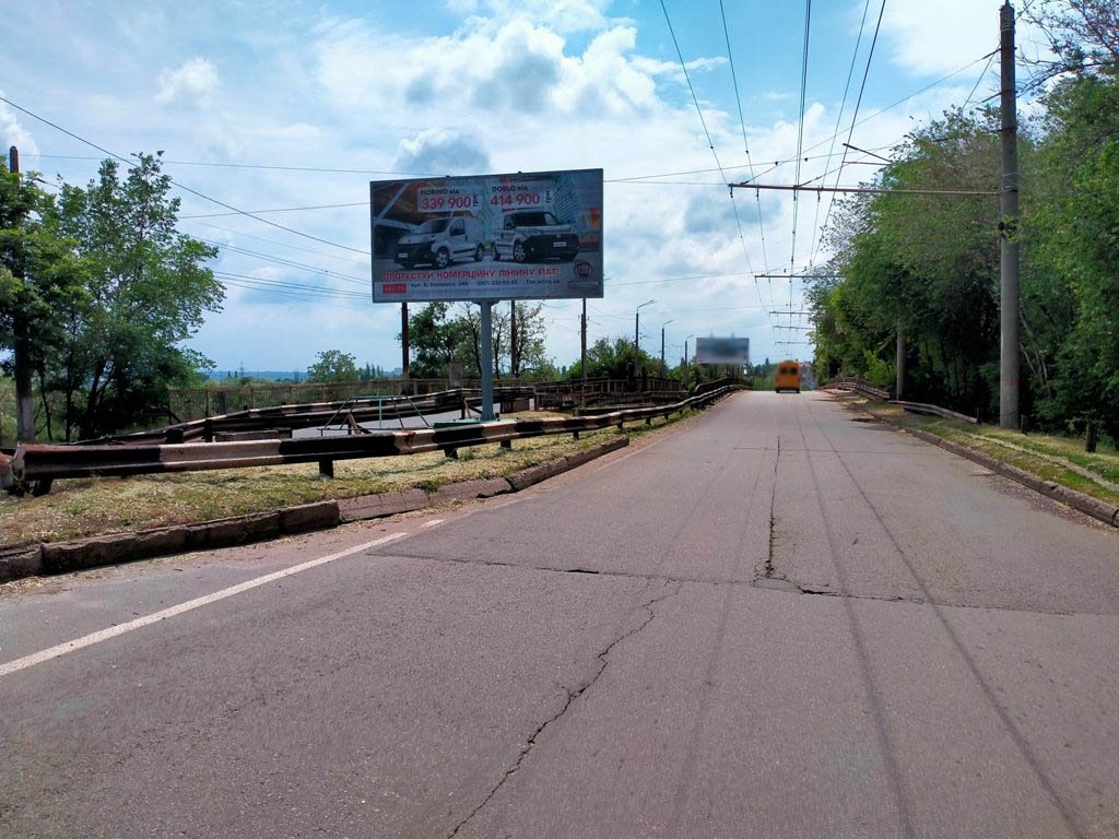 Билборд формат 3х6 №241554 в городе Кривой Рог (Днепропетровская область) Билборд №241554 в городе Кривой Рог (Днепропетровская область), размещение наружной рекламы, IDMedia-аренда по самым низким ценам!
