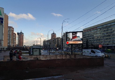 Екран №242842 в місті Київ (Київська область), розміщення зовнішнішньої реклами, IDMedia-оренда найнижчі ціни!