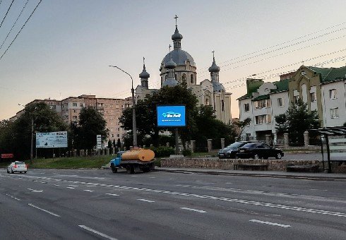 Екран №242878 в місті Тернопіль (Тернопільська область), розміщення зовнішнішньої реклами, IDMedia-оренда найнижчі ціни!