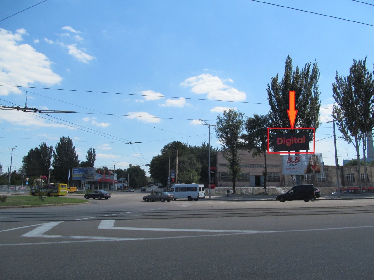 Екран №242909 в місті Запоріжжя (Запорізька область), розміщення зовнішнішньої реклами, IDMedia-оренда найнижчі ціни!