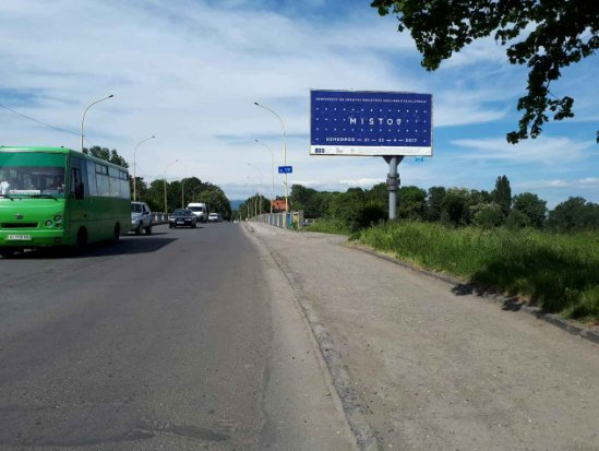 Білборд №242970 в місті Ужгород (Закарпатська область), розміщення зовнішнішньої реклами, IDMedia-оренда найнижчі ціни!