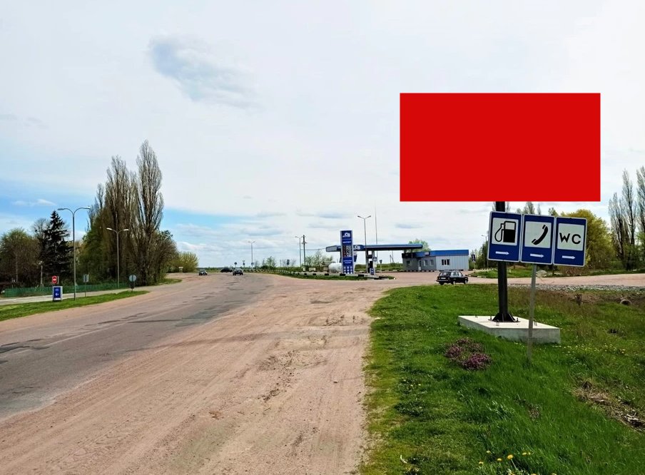 Білборд №243215 в місті Черняхів (Житомирська область), розміщення зовнішнішньої реклами, IDMedia-оренда найнижчі ціни!