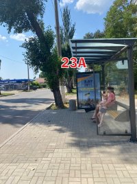 Ситилайт №243284 в городе Славянск (Донецкая область), размещение наружной рекламы, IDMedia-аренда по самым низким ценам!