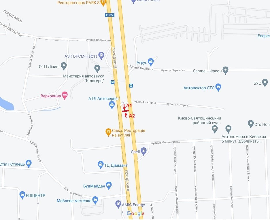 IDMedia Наружная реклама в городе Киев (Киевская область), Билборд в городе Киев №243322 схема