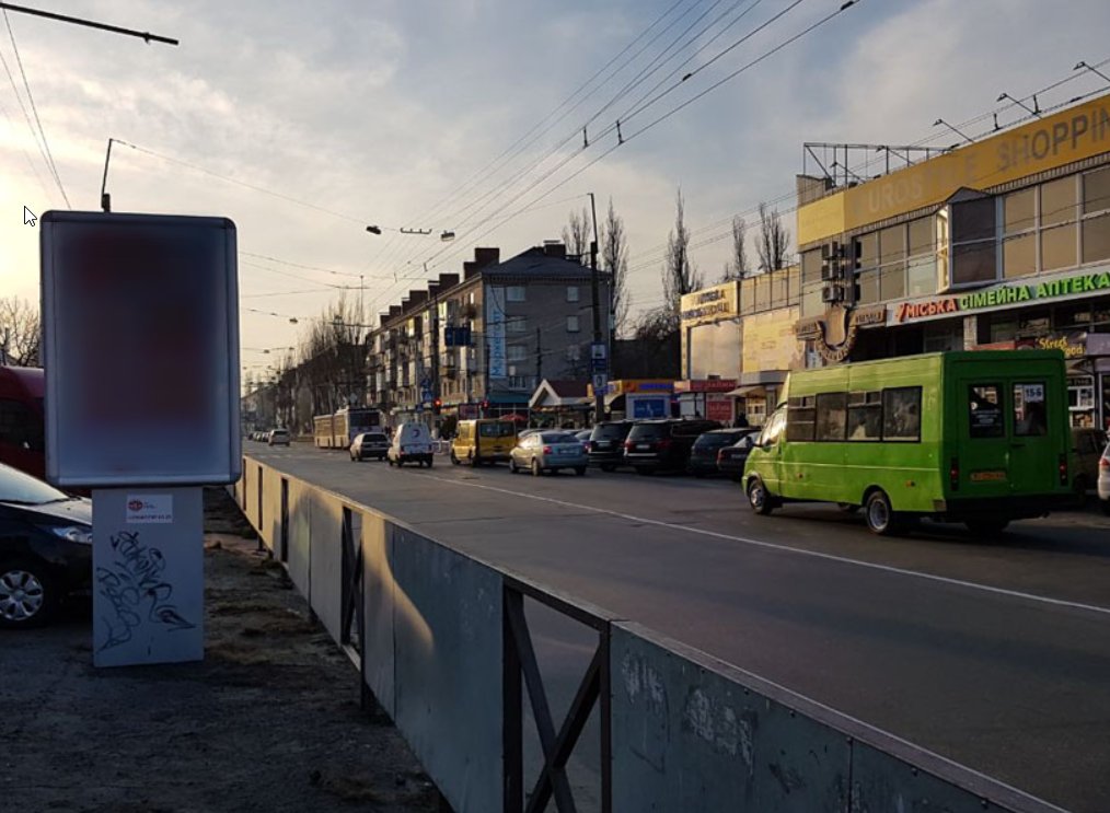 Сітілайт №243530 в місті Кременчук (Полтавська область), розміщення зовнішнішньої реклами, IDMedia-оренда найнижчі ціни!