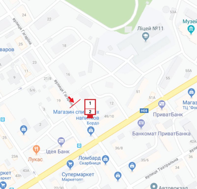 IDMedia Наружная реклама в городе Кременчуг (Полтавская область), Скролл в городе Кременчуг №243534 схема