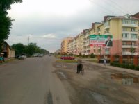 Білборд у місті Старокостянтинів #243586 за адресою Попова (поблизу райвідділу міліції) військ. Містечко Білборд №243586 в місті Старокостянтинів (Хмельницька область), розміщення зовнішнішньої реклами, IDMedia-оренда найнижчі ціни!