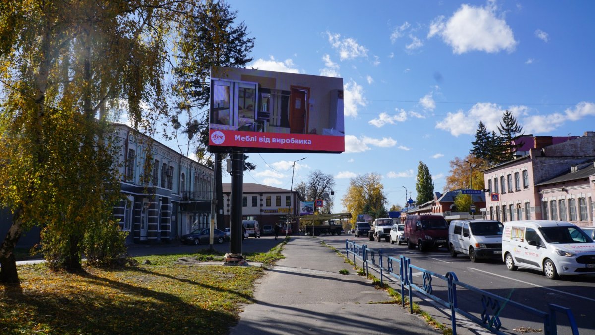 Екран №244448 в місті Житомир (Житомирська область), розміщення зовнішнішньої реклами, IDMedia-оренда найнижчі ціни!