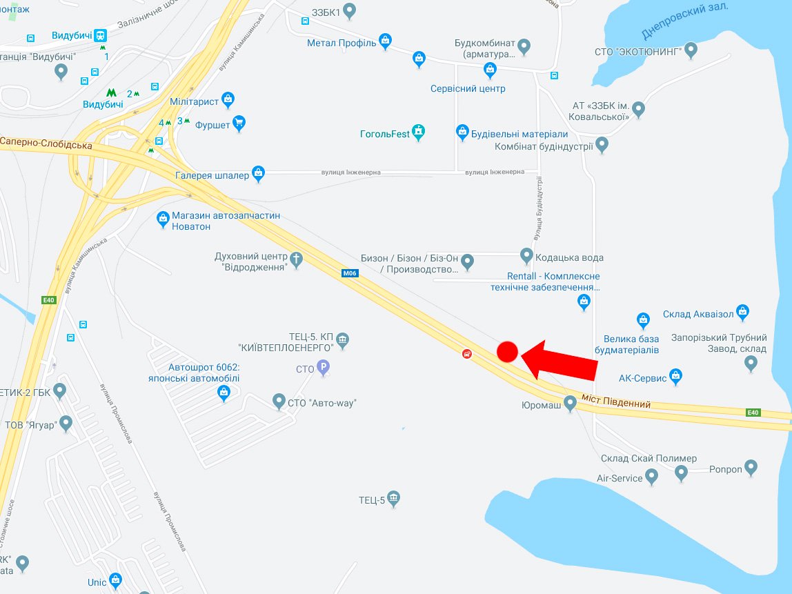 IDMedia Арендовать и разместить Экран в городе Киев (Киевская область) №245337 схема
