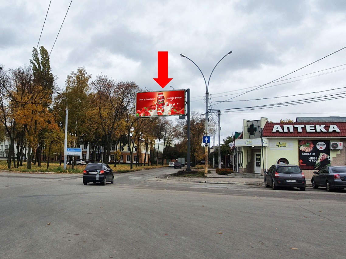 `Билборд №245455 в городе Сумы (Сумская область), размещение наружной рекламы, IDMedia-аренда по самым низким ценам!`