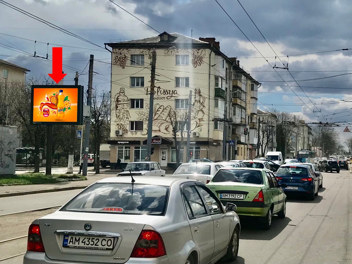 `Бэклайт №245503 в городе Житомир (Житомирская область), размещение наружной рекламы, IDMedia-аренда по самым низким ценам!`