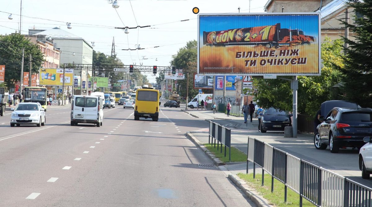 `Билборд №246502 в городе Львов (Львовская область), размещение наружной рекламы, IDMedia-аренда по самым низким ценам!`