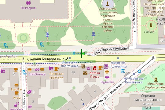 IDMedia Наружная реклама в городе Львов (Львовская область), Остановку в городе Львов №246718 схема