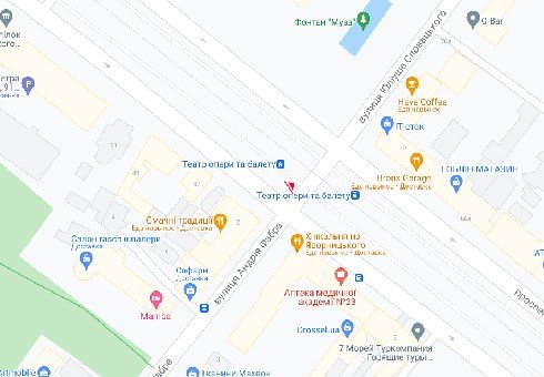 IDMedia Наружная реклама в городе Днепр (Днепропетровская область), Экран в городе Днепр №247113 схема