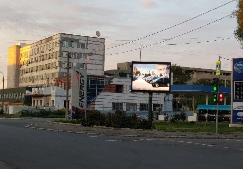 `Экран №247123 в городе Днепр (Днепропетровская область), размещение наружной рекламы, IDMedia-аренда по самым низким ценам!`
