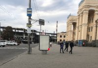 `Ситилайт №247258 в городе Запорожье (Запорожская область), размещение наружной рекламы, IDMedia-аренда по самым низким ценам!`