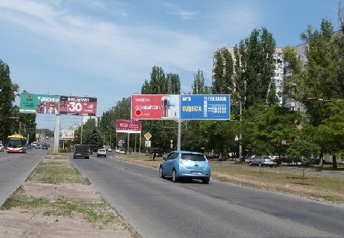 `Билборд №248252 в городе Одесса (Одесская область), размещение наружной рекламы, IDMedia-аренда по самым низким ценам!`