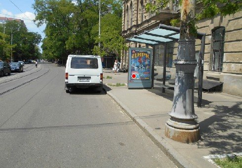 Ситилайт №248939 в городе Одесса (Одесская область), размещение наружной рекламы, IDMedia-аренда по самым низким ценам!