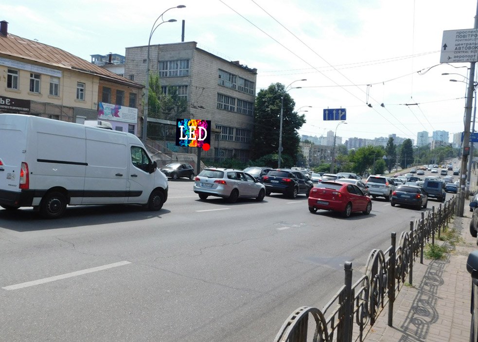 Экран №249866 в городе Киев (Киевская область), размещение наружной рекламы, IDMedia-аренда по самым низким ценам!