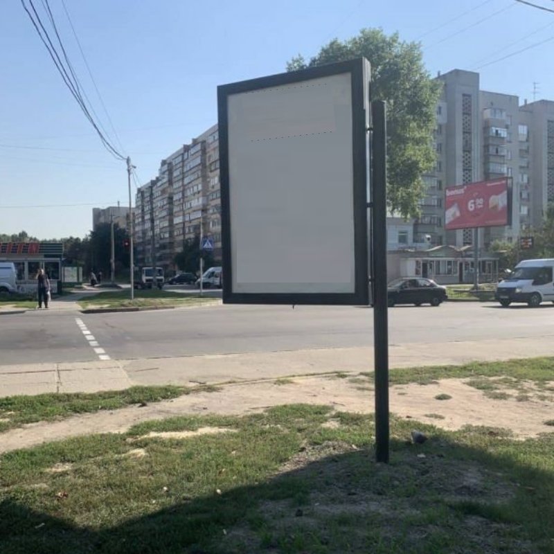 Сітілайт №250361 в місті Бровари (Київська область), розміщення зовнішнішньої реклами, IDMedia-оренда найнижчі ціни!