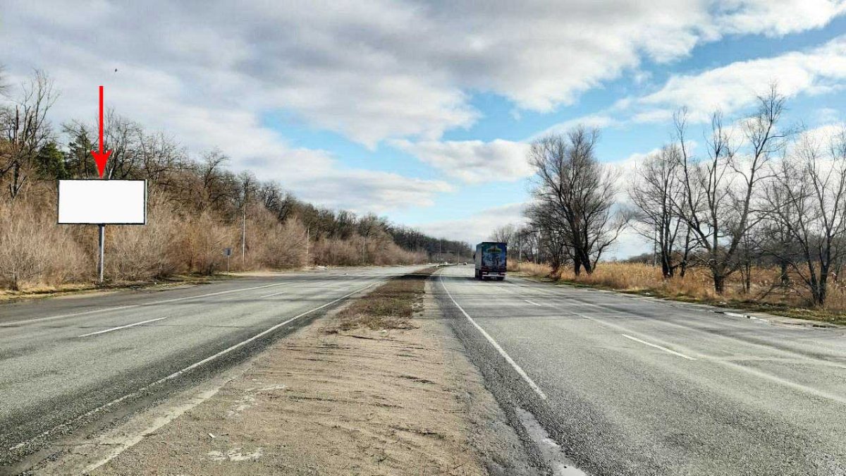 `Билборд №250557 в городе Днепр трасса (Днепропетровская область), размещение наружной рекламы, IDMedia-аренда по самым низким ценам!`