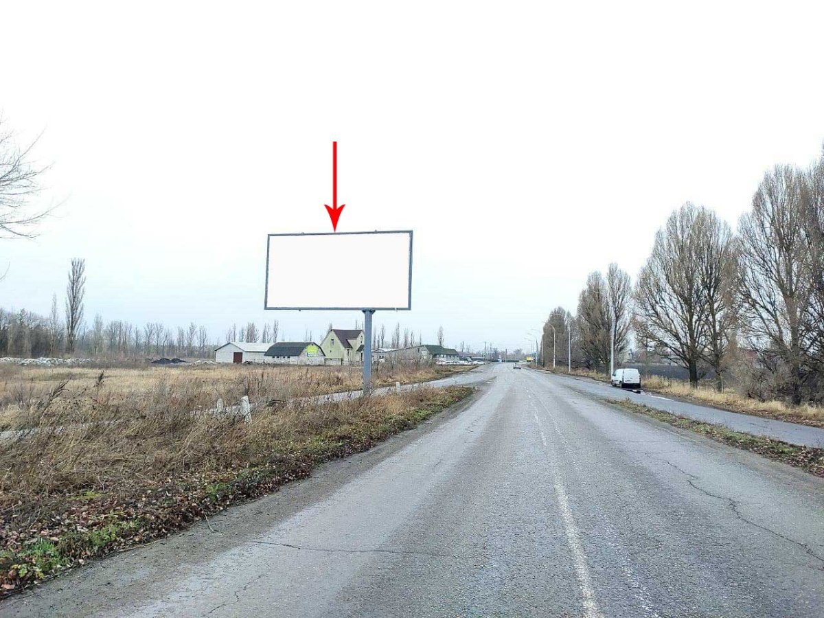 `Билборд №250561 в городе Днепр трасса (Днепропетровская область), размещение наружной рекламы, IDMedia-аренда по самым низким ценам!`