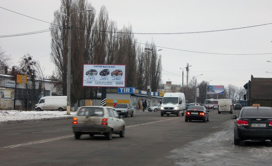 `Билборд №250799 в городе Сумы (Сумская область), размещение наружной рекламы, IDMedia-аренда по самым низким ценам!`