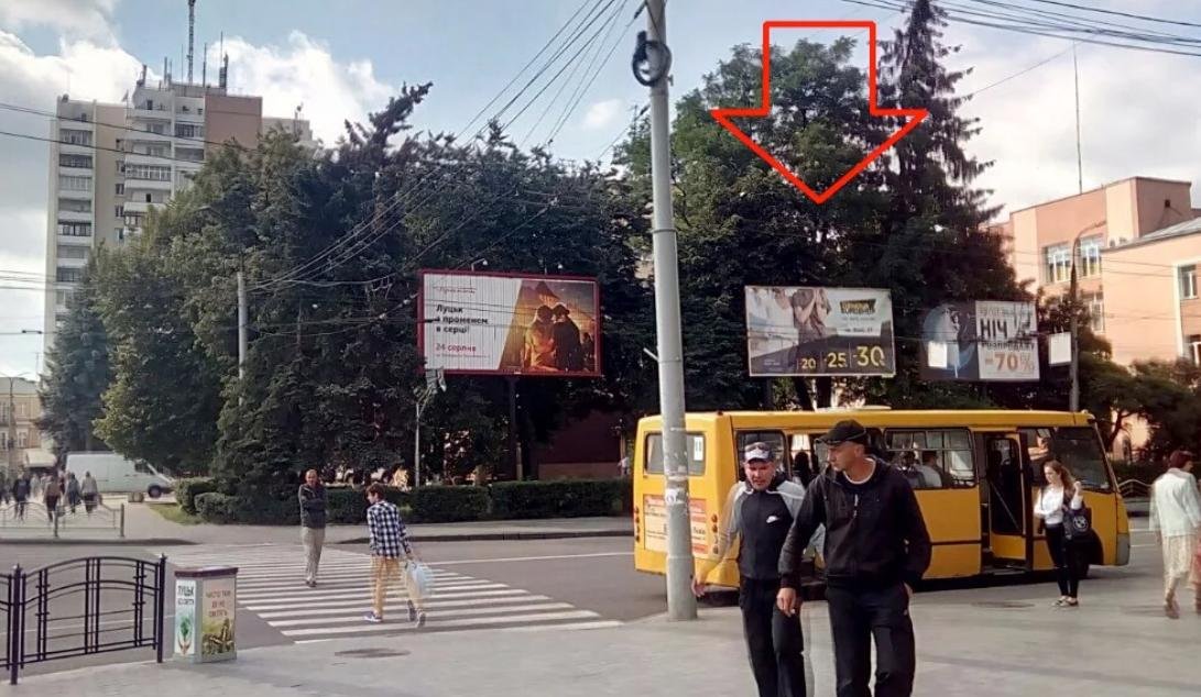 Билборд формат 3х6 №250931 в городе Луцк (Волынская область) `Билборд №250931 в городе Луцк (Волынская область), размещение наружной рекламы, IDMedia-аренда по самым низким ценам!`