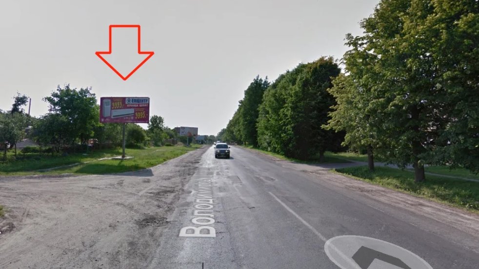 Билборд формат 3х6 №251022 в городе Луцк (Волынская область) `Билборд №251022 в городе Луцк (Волынская область), размещение наружной рекламы, IDMedia-аренда по самым низким ценам!`