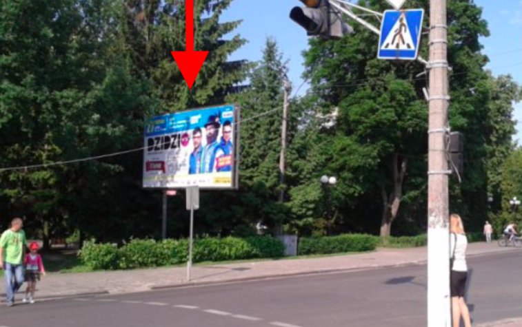 `Билборд №251123 в городе Ковель (Волынская область), размещение наружной рекламы, IDMedia-аренда по самым низким ценам!`