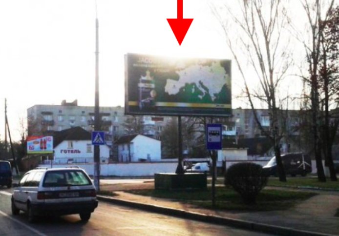 Білборд №251125 в місті Ковель (Волинська область), розміщення зовнішнішньої реклами, IDMedia-оренда найнижчі ціни!