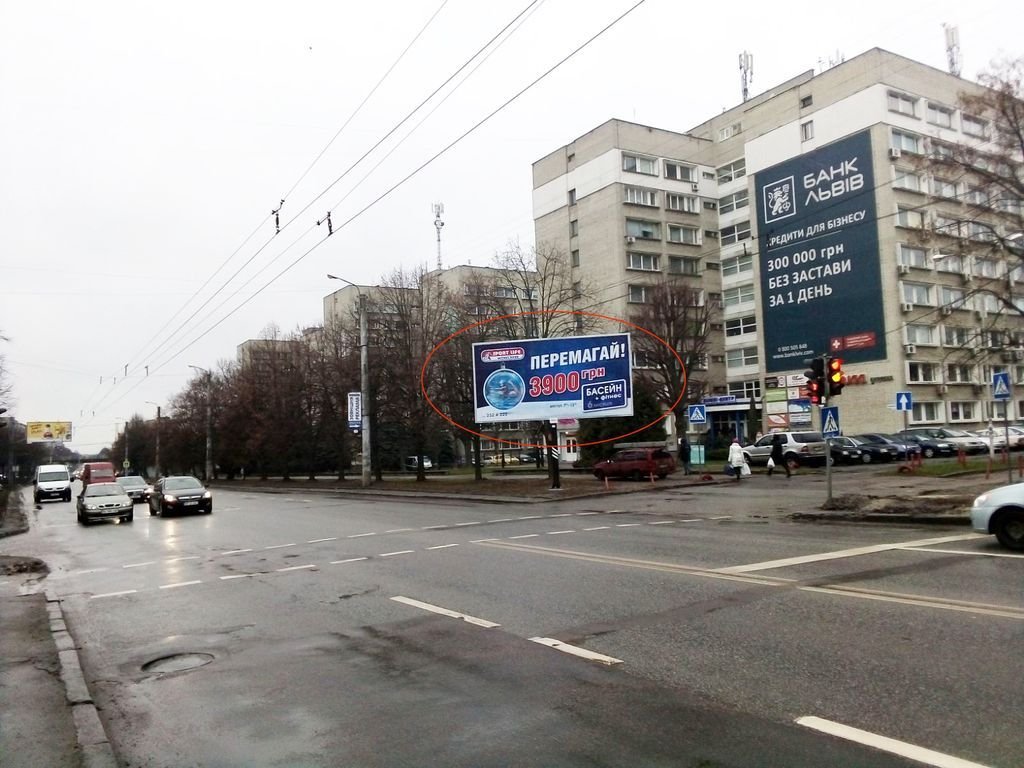 Білборд формат призма 6х3 №251259 в городе Львів (Львівська область) Білборд №251259 в місті Львів (Львівська область), розміщення зовнішнішньої реклами, IDMedia-оренда найнижчі ціни!