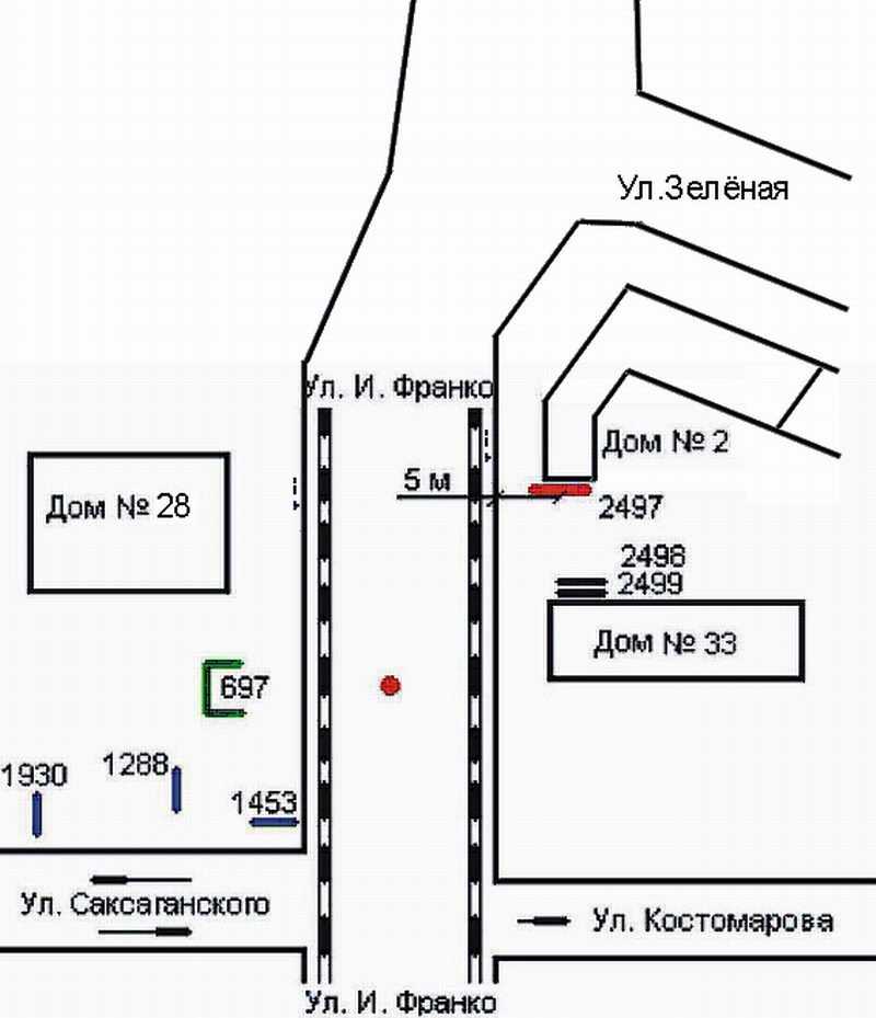 IDMedia Наружная реклама в городе Львов (Львовская область), Брандмауэр в городе Львов №251300 схема