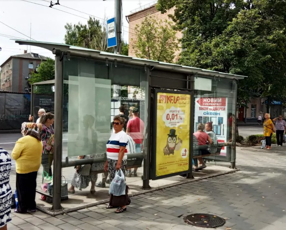 Сітілайт №251333 в місті Житомир (Житомирська область), розміщення зовнішнішньої реклами, IDMedia-оренда найнижчі ціни!